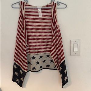 Super cute Stars and Stripes girl’s vest